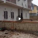 Newly built and neatly finished 4 bedroom terraced duplex with private compound