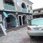 Building on a full plot of land, 4 units of 2 bedrooms flat with two bedrooms BQ at the Back Fence Round.